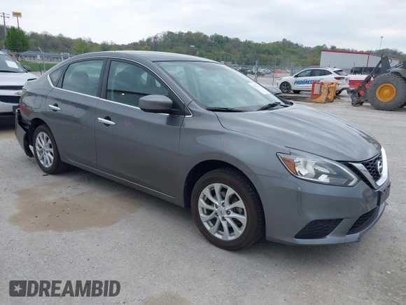 2019 Nissan Sentra SV with VIN 3N1AB7AP0KY393710, listed as a IAAI auction lot 42077504 with 46,445 mi miles and . Bid and sale history available at DreamBid. Image 1.