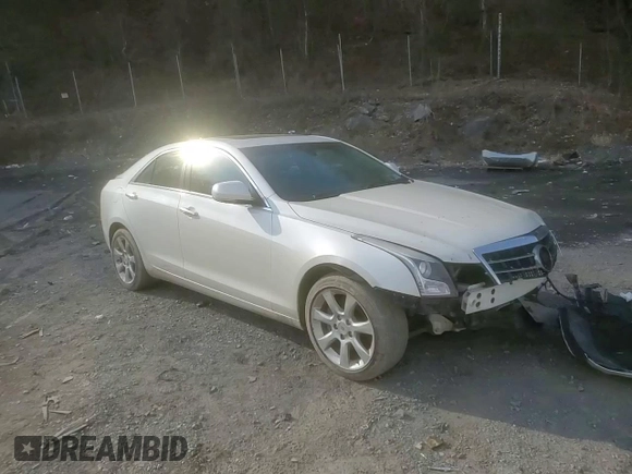 2014 Cadillac ATS Luxury AWD with VIN 1G6AH5RX7E0108443, listed as a Copart auction lot 49048765 with 128,285 mi miles and Salvage Title. Bid and sale history available at carsss.com. Image 10.