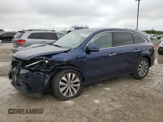 2015 Acura MDX Technology with VIN 5FRYD4H4XFB017998, listed as a Copart auction lot 63271255 with 134,857 mi miles and Salvage title. Bid and sale history available at DreamBid. Image 1.