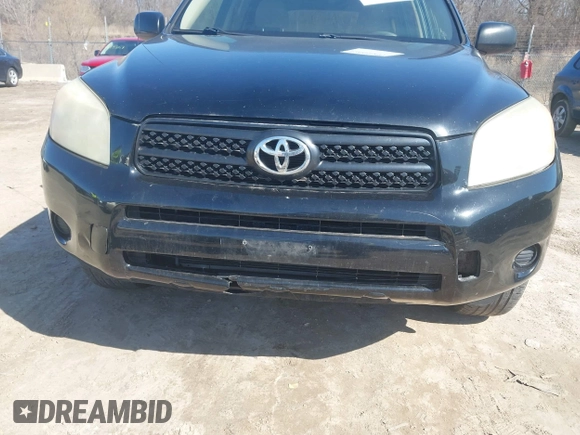 2007 Toyota RAV4 with VIN JTMZD33V376037409, listed as a IAAI auction lot 42001277 with 255,217 mi miles. Bid and sale history available at carsss.com. Image 6.