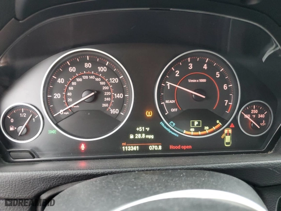 2019 BMW 4 Series 430i with VIN WBA4J1C58KBM13915, listed as a Copart auction lot 43012125 with 113,341 mi miles and Salvage Title. Bid and sale history available at carsss.com. Image 9.