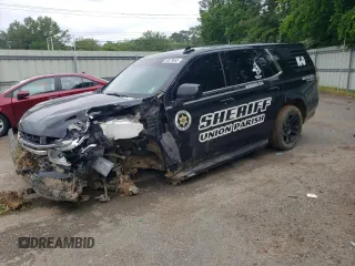 2022 Chevrolet Tahoe Commercial z VIN 1GNSCLED9NR155315, wystawiony jako Copart lot #53879655 z przebiegiem 73 233 mil mil oraz Szkoda całkowita • Salvage title. Historia ofert i sprzedaży dostępna na DreamBid. Obrazek 1.