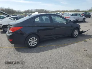 2014 Hyundai Accent GLS with VIN KMHCT4AE9EU736145, listed as a Copart auction lot 54048735 with 177,660 mi miles and Salvage Title. Bid and sale history available at carsss.com. Image 3.
