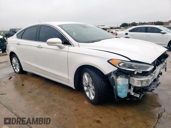 2019 Ford Fusion Titanium with VIN 3FA6P0SU7KR208701, listed as a Copart auction lot 54910895 with 114,991 mi miles and Salvage title. Bid and sale history available at DreamBid. Image 4.