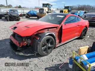 2022 Ford Mustang EcoBoost with VIN 1FA6P8THXN5133810, listed as a Copart auction lot 46277315 with 21,548 mi miles and Salvage Title. Bid and sale history available at carsss.com. Image 1.