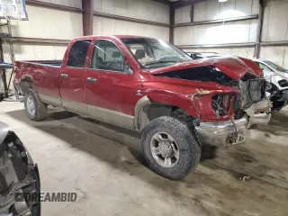 2008 Dodge Ram 3500 SLT with VIN 3D7MX38A68G195272, listed as a Copart auction lot 83350954 with 0 mi miles and Salvage Title. Bid and sale history available at carsss.com. Image 4.