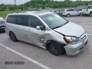 2007 Honda Odyssey Touring z VIN 5FNRL38877B091046, wystawiony jako IAAI lot #42187965 z przebiegiem Nie podano mil oraz . Historia ofert i sprzedaży dostępna na DreamBid. Obrazek 1.