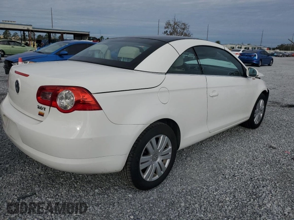 2008 Volkswagen Eos Turbo z VIN WVWBA71F88V039175, wystawiony jako Copart lot #88579725 z przebiegiem 89 414 mil mil oraz Szkoda całkowita • Salvage title. Historia ofert i sprzedaży dostępna na DreamBid. Obrazek 3.
