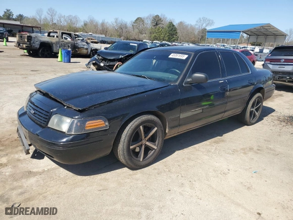 2005 Ford Crown Victoria LX with VIN 2FDFP74W55X116146, listed as a Copart auction lot 48361695 with 229,921 mi miles and Salvage Title. Bid and sale history available at carsss.com. Image 1.