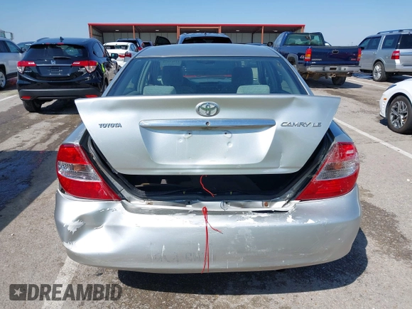 2004 Toyota Camry LE with VIN 4T1BE32KX4U903650, listed as a IAAI auction lot 41966050 with 193,795 mi miles and . Bid and sale history available at DreamBid. Image 17.