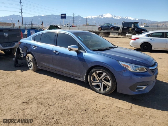 2021 Subaru Legacy Touring XT with VIN 4S3BWGP69M3011996, listed as a Copart auction lot 46782985 with 32,522 mi miles and Salvage Title. Bid and sale history available at carsss.com. Image 4.