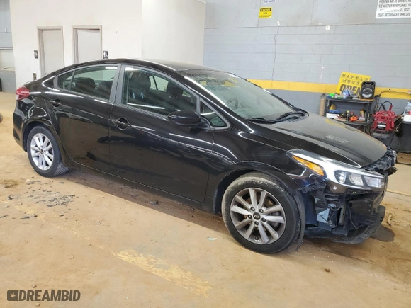 2017 Kia Forte LX with VIN 3KPFL4A7XHE011255, listed as a Copart auction lot 46475625 with 106,049 mi miles and Salvage Title. Bid and sale history available at carsss.com. Image 4.