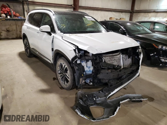 2019 Hyundai Santa Fe Ultimate with VIN 5NMS5CAA4KH118025, listed as a Copart auction lot 63428112 with 28,852 mi miles. Bid and sale history available at carsss.com. Image 1.