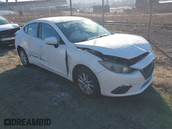 2014 Mazda 3 i Touring z VIN JM1BM1V78E1146298, wystawiony jako IAAI lot #41814133 z przebiegiem 122 620 mil mil oraz . Historia ofert i sprzedaży dostępna na DreamBid. Obrazek 1.