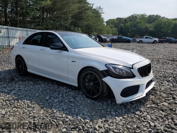 2018 Mercedes-Benz C 43 AMG z VIN 55SWF6EB3JU270248, wystawiony jako Copart lot #60402395 z przebiegiem 91 502 mil mil oraz Szkoda całkowita • Salvage title. Historia ofert i sprzedaży dostępna na DreamBid. Obrazek 4.