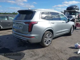 2023 Cadillac XT6 AWD Premium Luxury with VIN 1GYKPDRS0PZ158595, listed as a IAAI auction lot 41051122 with 39,653 mi miles and . Bid and sale history available at DreamBid. Image 4.