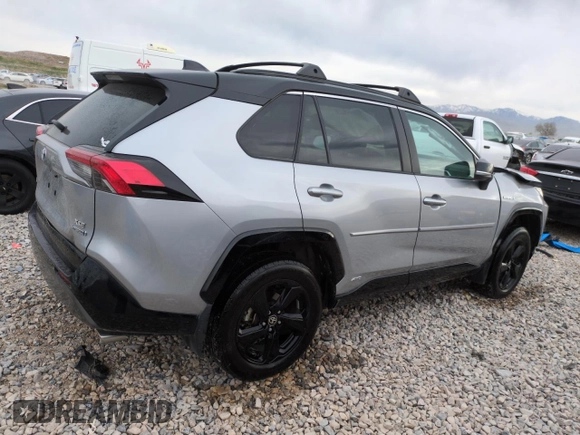 2021 Toyota RAV4 Hybrid XSE with VIN 4T3E6RFV1MU047714, listed as a Copart auction lot 53342535 with 91,868 mi miles and Salvage title. Bid and sale history available at DreamBid. Image 3.