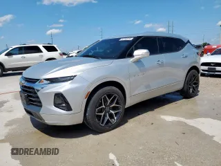 2019 Chevrolet Blazer Premier with VIN 3GNKBFRS4KS621836, listed as a Copart auction lot 54192215 with 107,979 mi miles and Clean title. Bid and sale history available at DreamBid. Image 1.