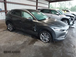 2025 Mazda CX-30 S Preferred with VIN 3MVDMBCM3SM753889, listed as a IAAI auction lot 42787411 with 21,201 mi miles and . Bid and sale history available at DreamBid. Image 1.
