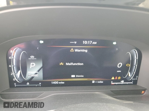 2024 Infiniti QX60 Luxe с VIN 5N1DL1FR1RC345369, выставлен на аукционе Copart как лот 50631105 с пробегом 1 400 миль миль и Списание • Salvage title. История ставок и продаж доступна на DreamBid. Изображение 9.