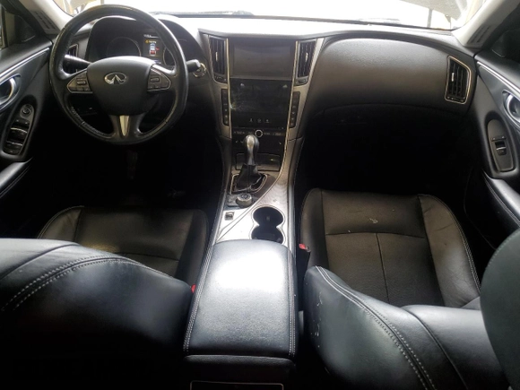 2015 Infiniti Q50 Sport with VIN JN1BV7AR5FM398763, listed as a Copart auction lot 60821115 with Not provided miles and Salvage title. Bid and sale history available at DreamBid. Image 8.