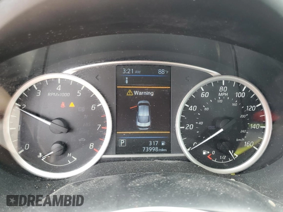 2019 Nissan Sentra SV with VIN 3N1AB7AP0KL604630, listed as a Copart auction lot 54945565 with 73,998 mi miles and Salvage Title. Bid and sale history available at DreamBid. Image 9.