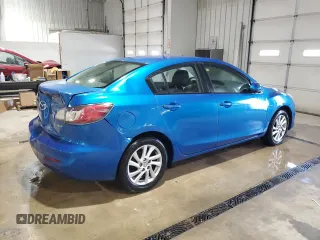 2012 Mazda 3 i Touring with VIN JM1BL1V88C1683763, listed as a Copart auction lot 57326725 with 132,544 mi miles and Salvage title. Bid and sale history available at DreamBid. Image 3.