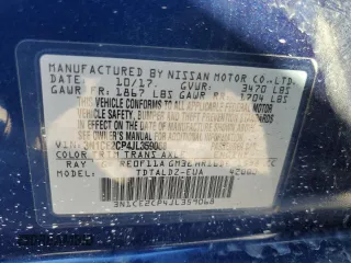2018 Nissan Note S with VIN 3N1CE2CP4JL359068, listed as a Copart auction lot 50094285 with 75,799 mi miles and Non Repairable. Bid and sale history available at DreamBid. Image 12.