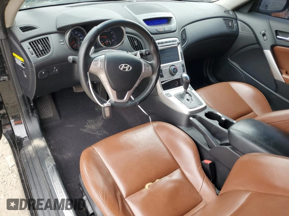 2010 Hyundai Genesis Coupe Grand Touring with VIN KMHHU6KH8AU034125, listed as a Copart auction lot 56064075 with 100,466 mi miles and Salvage title. Bid and sale history available at DreamBid. Image 8.