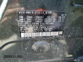 2017 Honda HR-V LX with VIN 3CZRU6H3XHG707329, listed as a Copart auction lot 48819235 with Not Provided miles and Salvage Title. Bid and sale history available at DreamBid. Image 15.