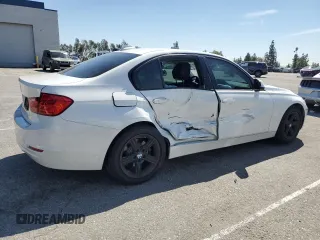 2014 BMW 3 Series 320i with VIN WBA3B1C59EK132901, listed as a Copart auction lot 50407035 with 91,615 mi miles and Salvage Title. Bid and sale history available at carsss.com. Image 3.