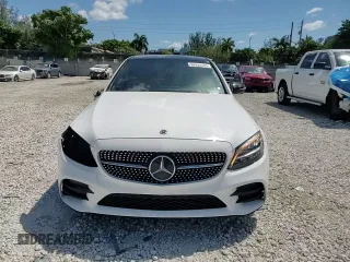 2021 Mercedes-Benz C 300 with VIN W1KWF8DBXMR610630, listed as a Copart auction lot 50550545 with 44,072 mi miles and Non Repairable. Bid and sale history available at carsss.com. Image 14.