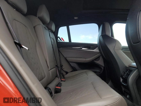 2020 BMW X4 M z VIN 5YMUJ0C08LLU67316, wystawiony jako Copart lot #53398995 z przebiegiem 34 470 mil mil oraz Szkody całkowita. Historia ofert i sprzedaży dostępna na DreamBid. Obrazek 11.
