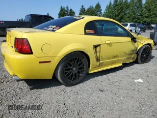 2002 Ford Mustang GT Deluxe with VIN 1FAFP42X72F136641, listed as a Copart auction lot 59294015 with 189,350 mi miles and Salvage title. Bid and sale history available at DreamBid. Image 3.
