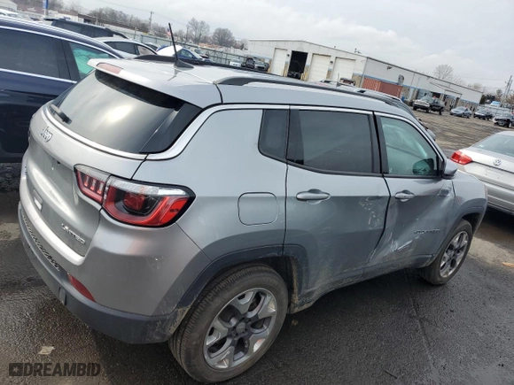 2020 Jeep Compass Limited with VIN 3C4NJDCB3LT221333, listed as a Copart auction lot 49371325 with 66,070 mi miles and Salvage Title. Bid and sale history available at carsss.com. Image 3.