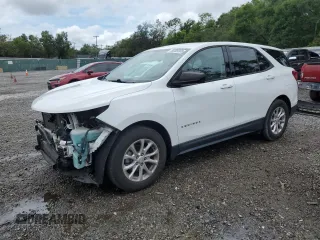 2019 Chevrolet Equinox LS z VIN 3GNAXHEV6KS655382, wystawiony jako Copart lot #56595685 z przebiegiem 78 280 mil mil oraz Szkoda całkowita • Salvage title. Historia ofert i sprzedaży dostępna na DreamBid. Obrazek 1.