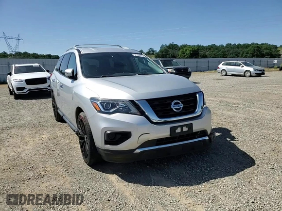 2019 Nissan Pathfinder S with VIN 5N1DR2MN0KC650274, listed as a Copart auction lot 54166005 with 96,956 mi miles and Salvage Title. Bid and sale history available at DreamBid. Image 14.
