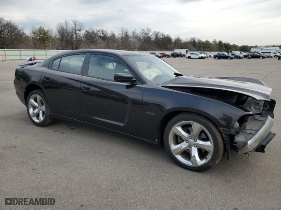 2011 Dodge Charger RT with VIN 2B3CL5CTXBH503252, listed as a Copart auction lot 51127105 with 82,763 mi miles and Salvage Title. Bid and sale history available at carsss.com. Image 4.