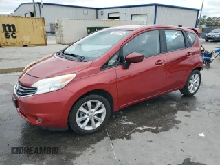 2015 Nissan Note S with VIN 3N1CE2CP5FL362021, listed as a Copart auction lot 52022055 with 128,865 mi miles and Salvage Title. Bid and sale history available at DreamBid. Image 1.