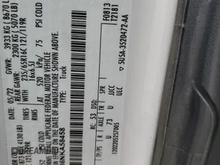 2022 Ford Transit Cargo z VIN 1FTYE1C86NKA58458, wystawiony jako Copart lot #56741155 z przebiegiem 41 243 mil mil oraz Szkoda całkowita • Salvage title. Historia ofert i sprzedaży dostępna na DreamBid. Obrazek 13.