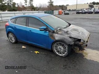 2012 Ford Focus Titanium with VIN 1FAHP3N22CL139808, listed as a Copart auction lot 51847665 with Not Provided miles and Salvage Title. Bid and sale history available at carsss.com. Image 4.