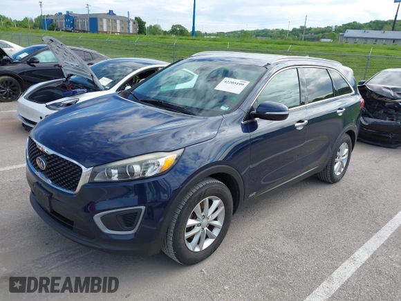 2016 Kia Sorento LX with VIN 5XYPGDA38GG066570, listed as a IAAI auction lot 42205199 with 179,101 mi miles and . Bid and sale history available at DreamBid. Image 2.