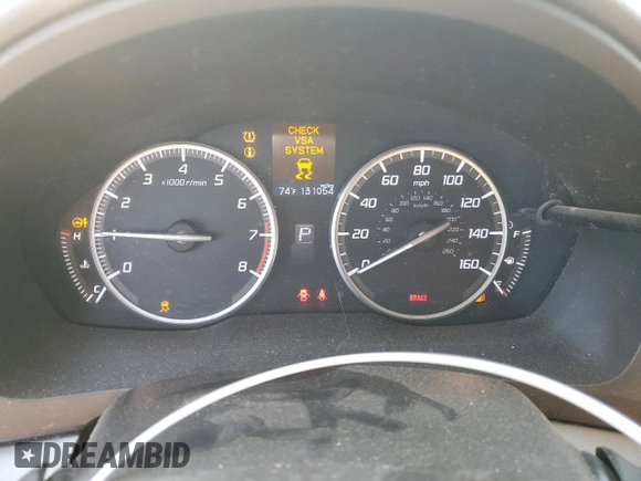 2013 Acura ILX with VIN 19VDE1F32DE022016, listed as a Copart auction lot 41455135 with 131,054 mi miles and Salvage Title. Bid and sale history available at carsss.com. Image 9.