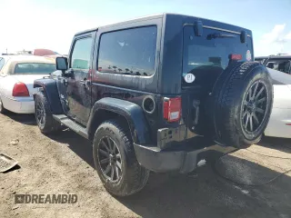 2014 Jeep Wrangler Sahara with VIN 1C4AJWBG3EL258582, listed as a Copart auction lot 74921604 with 17,777 mi miles and Non Repairable. Bid and sale history available at DreamBid. Image 2.