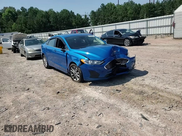 2020 Ford Fusion SE with VIN 3FA6P0HD9LR259402, listed as a Copart auction lot 61955965 with 59,814 mi miles and Salvage title. Bid and sale history available at DreamBid. Image 13.