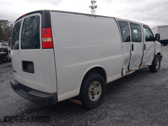 2011 Chevrolet Express Cargo Van with VIN 1GCWGGBA5B1187348, listed as a IAAI auction lot 41684458 with 456,926 mi miles. Bid and sale history available at carsss.com. Image 6.