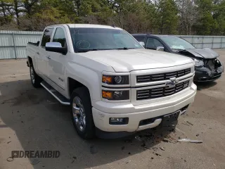 2015 Chevrolet Silverado 1500 LTZ with VIN 3GCUKSEC9FG367901, listed as a Copart auction lot 40817402 with 98,237 mi miles and Salvage Title. Bid and sale history available at carsss.com. Image 1.