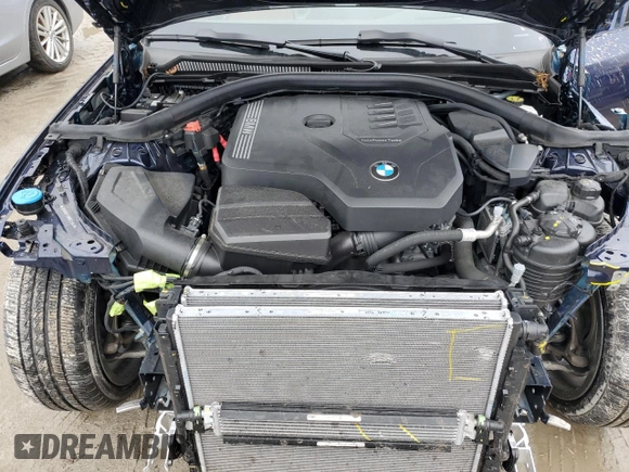 2024 BMW 3 Series 330i xDrive with VIN 3MW89FF09R8E24554, listed as a Copart auction lot 48177775 with 9,363 mi miles and Salvage Title. Bid and sale history available at carsss.com. Image 11.