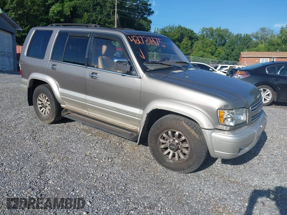2000 Isuzu Trooper S with VIN JACDJ58X8Y7J10132, listed as a IAAI auction lot 42731475 with 161,020 mi miles and . Bid and sale history available at DreamBid. Image 1.