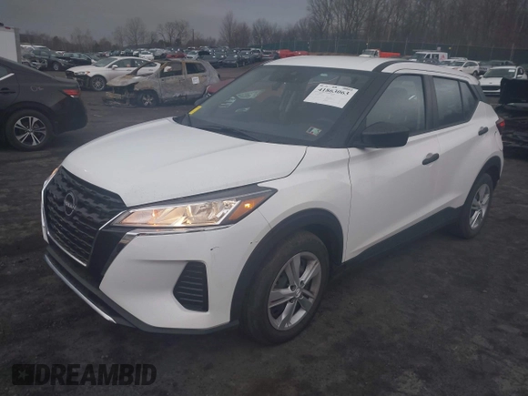 2022 Nissan Kicks S with VIN 3N1CP5BV5NL528712, listed as a IAAI auction lot 41863063 with 13,431 mi miles. Bid and sale history available at carsss.com. Image 2.
